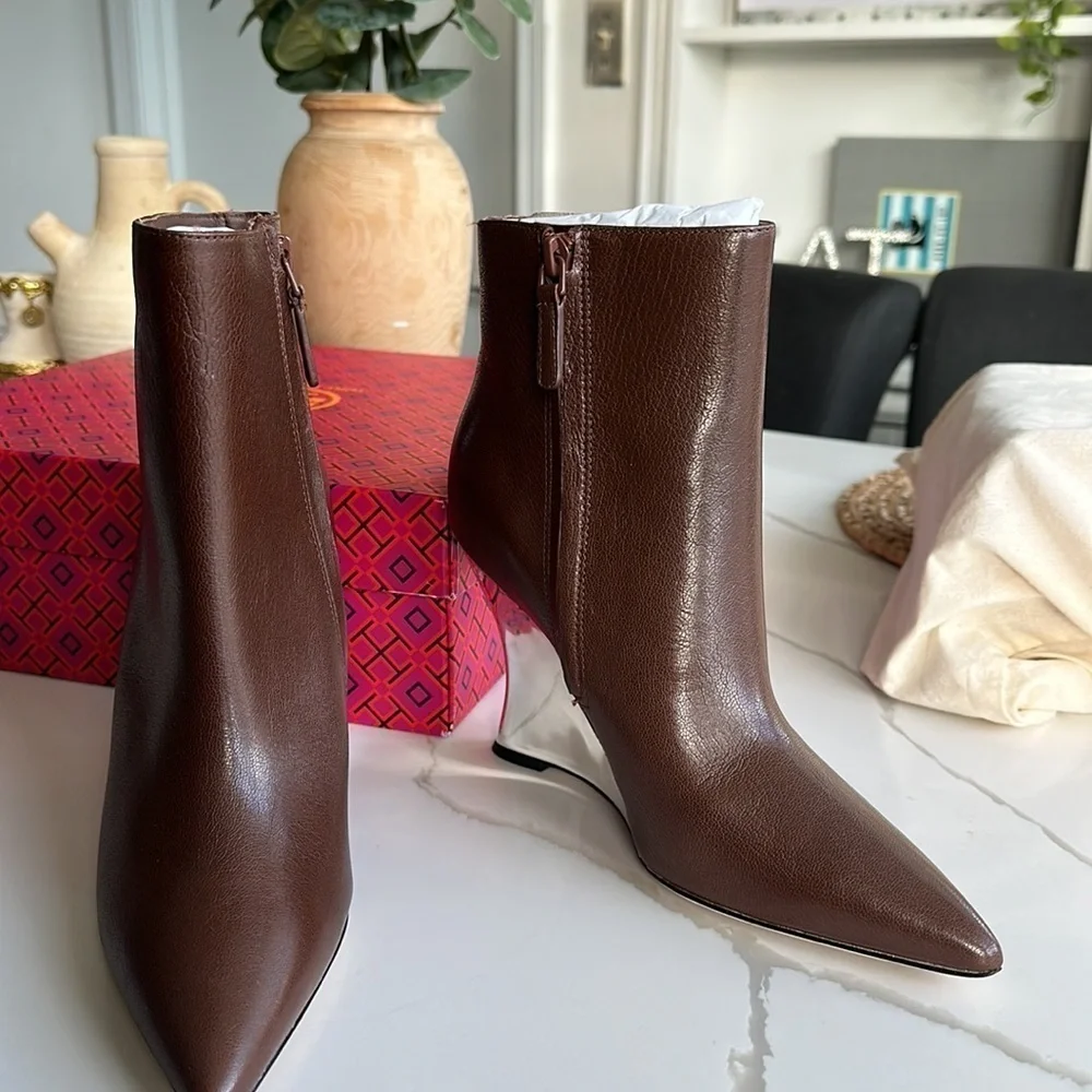Tory Burch Sculpted Wedge Ankle 98mm